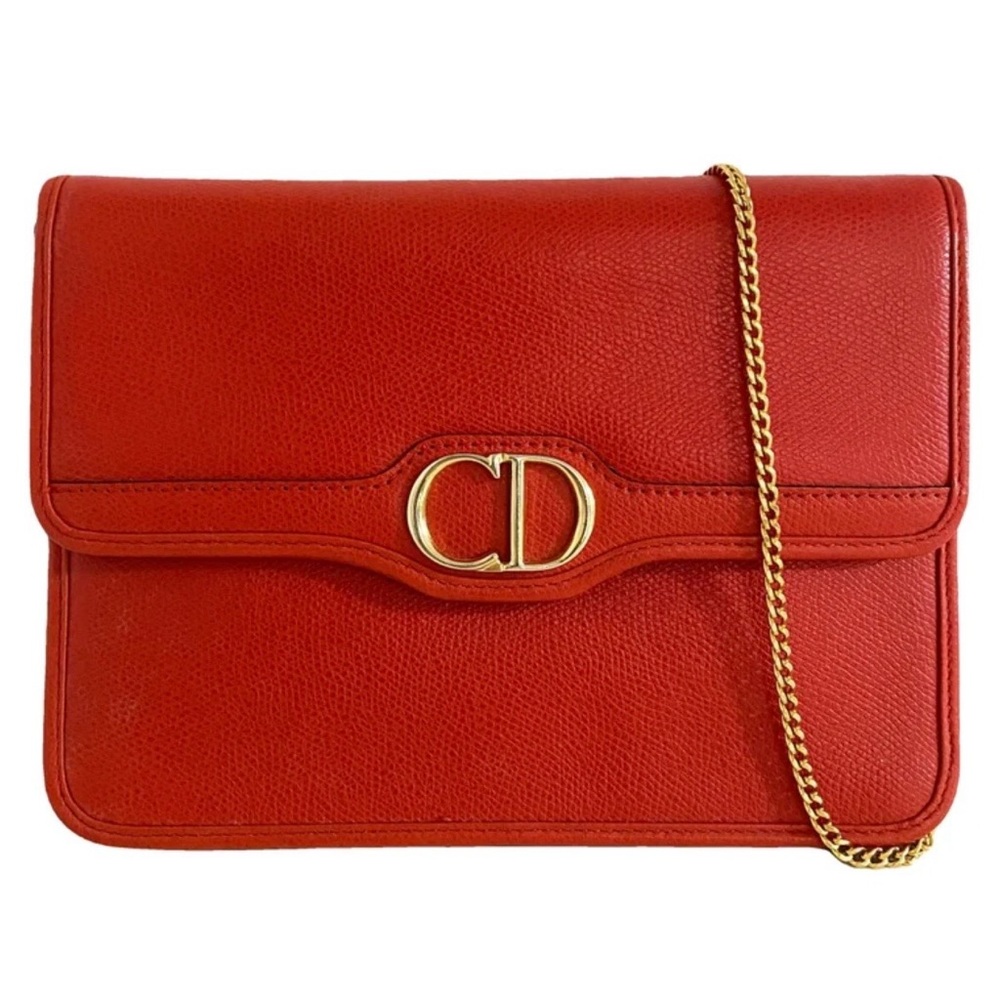 Vintage DIOR 30 Montaigne Leather Handbag